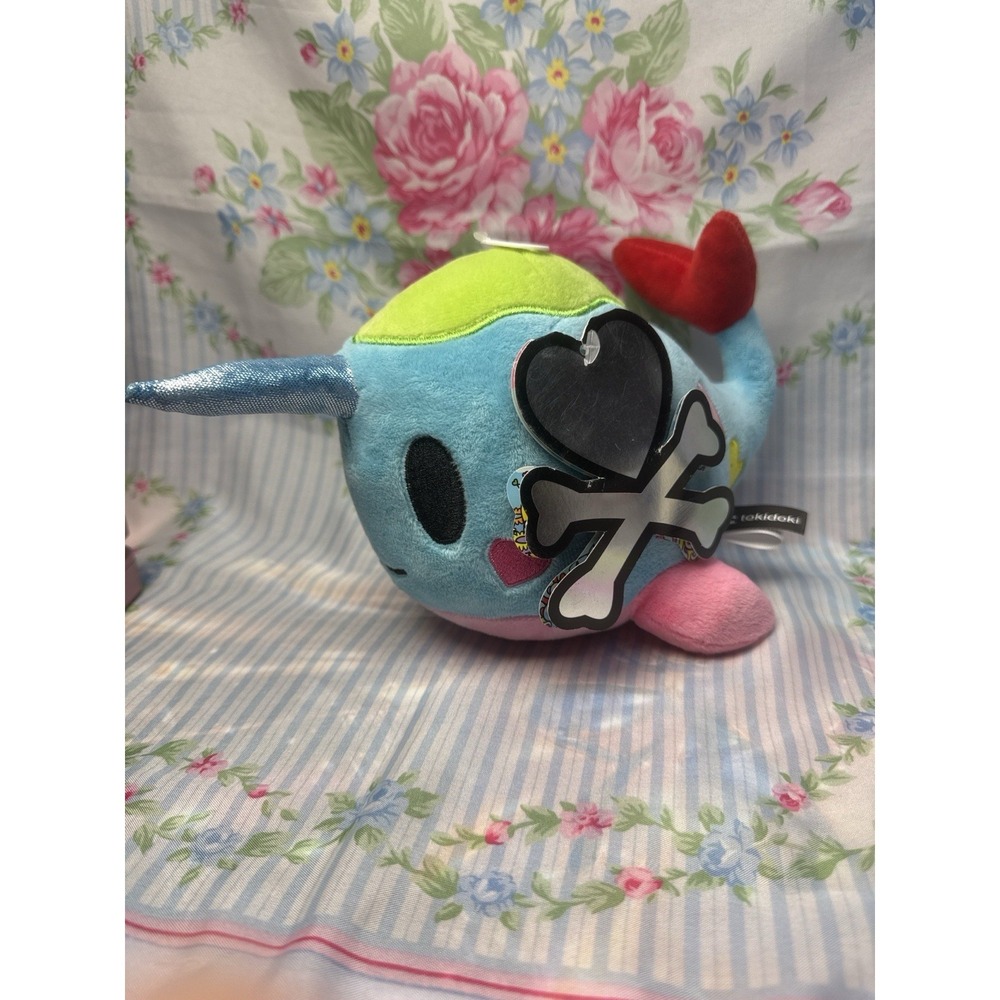 Tokidoki Narwhally Plush 6" NWT Narwhal Stuffed Animal Cute‎ Unicorno Sea Friend